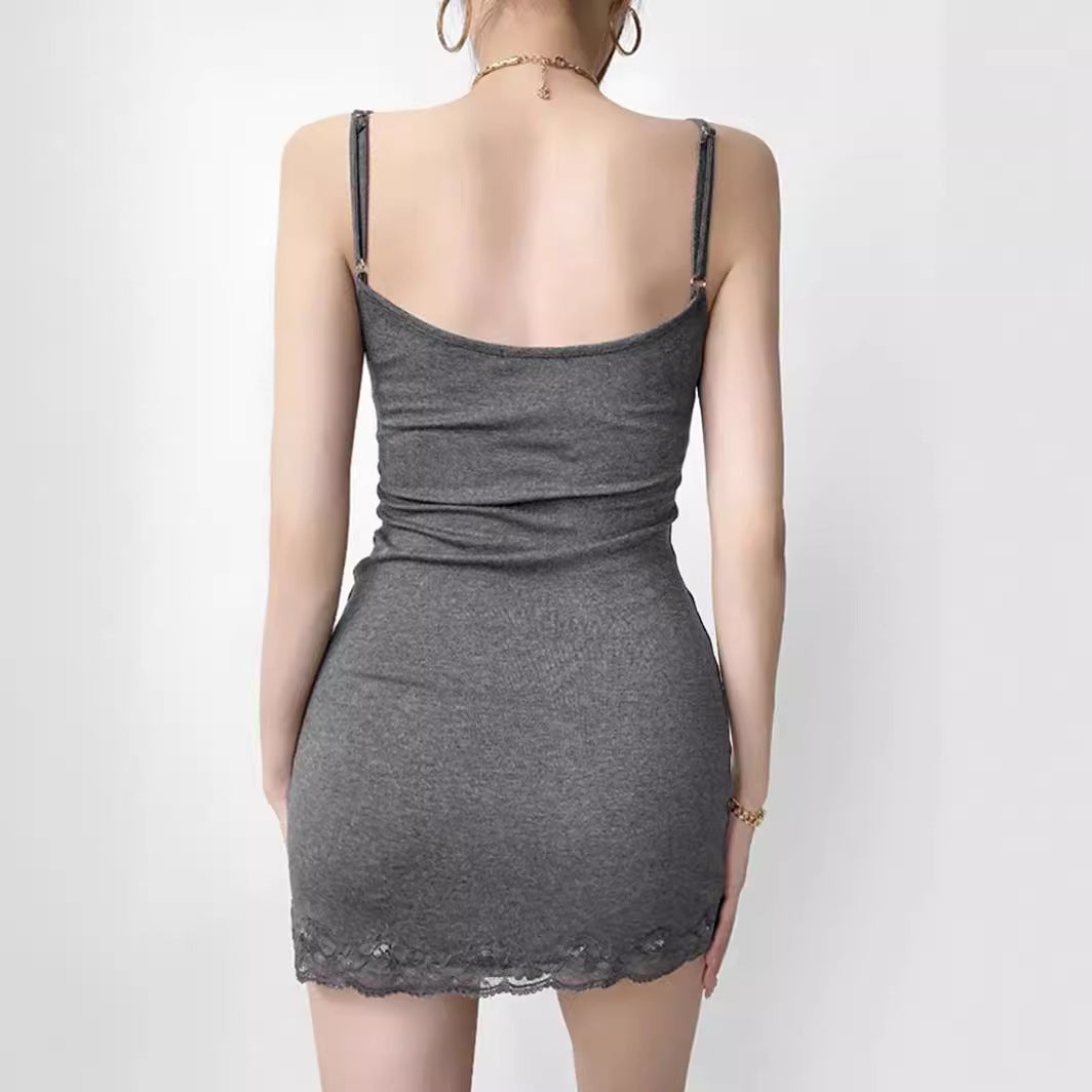 Damen Spitzen Unterkleid R&B
