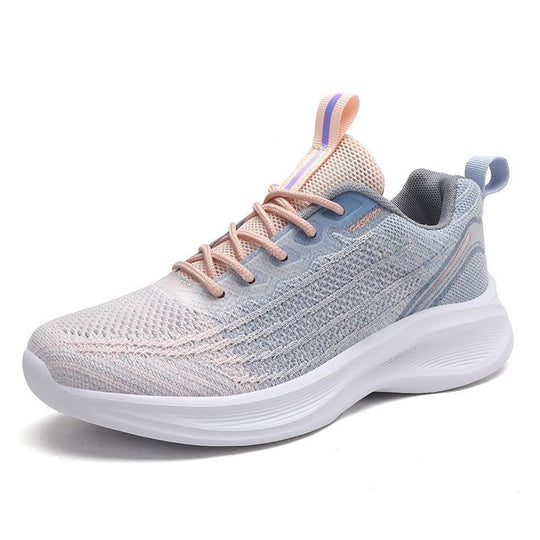 Unisex nan nahtloser Strick-Performance-Sneaker mit gepolsterter Wellen-Zwischensohle R&B