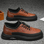 Damen Bequeme und stylische Ledersneaker mit rutschfester Sohle und atmungsaktivem Innenfutter