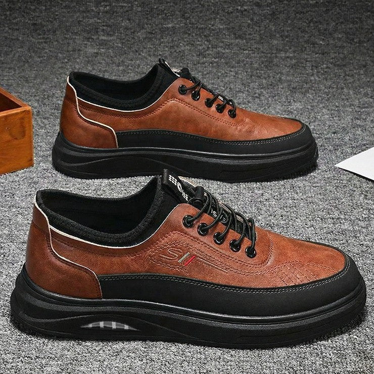 Damen Bequeme und stylische Ledersneaker mit rutschfester Sohle und atmungsaktivem Innenfutter