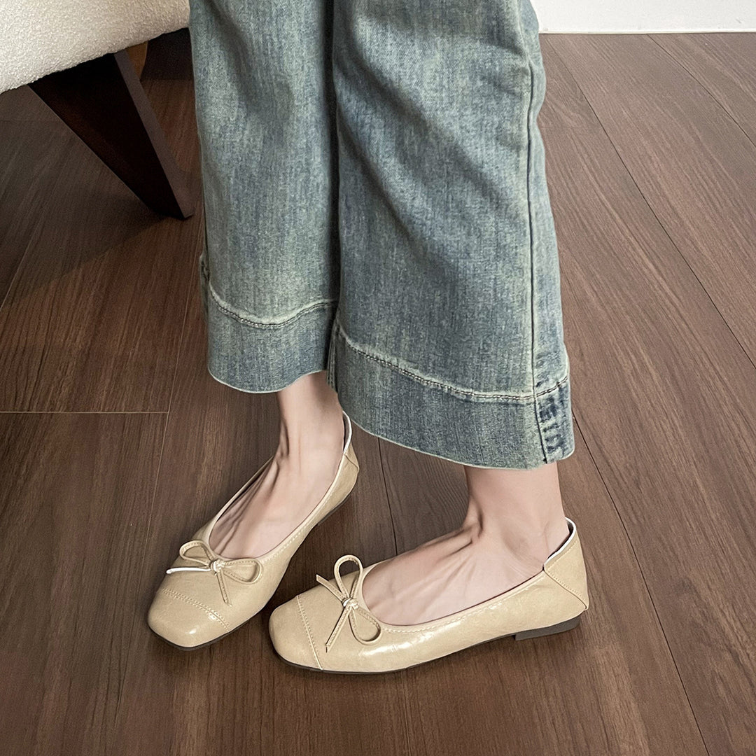 Damen Ballerinas mit zartem Schleifendetail und komfortablem Innenfutter R&B