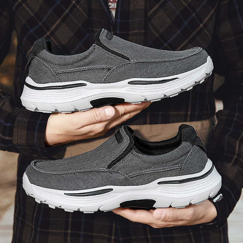 Damen Bequeme Slip-On Sneakers mit elastischer Sohle R&B