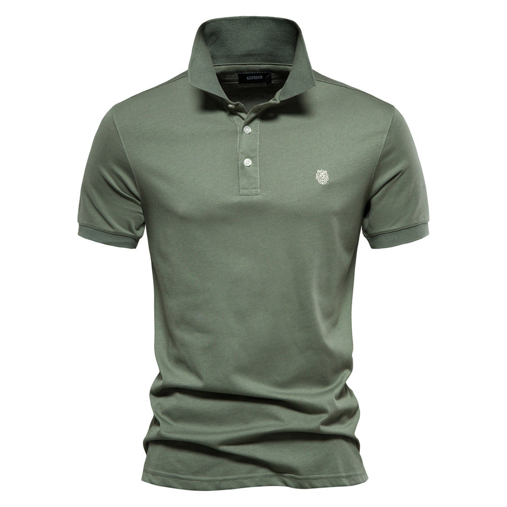 Herren Polo-Shirt mit feiner Piqué-Struktur und klassischem Kragen R&B