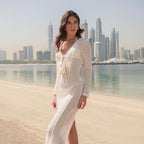 Damen luftiger und eleganter Strandüberwurf R&B