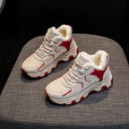 Damen Warmgefütterte High-Top Sneakers mit strapazierfähigem Obermaterial R&B