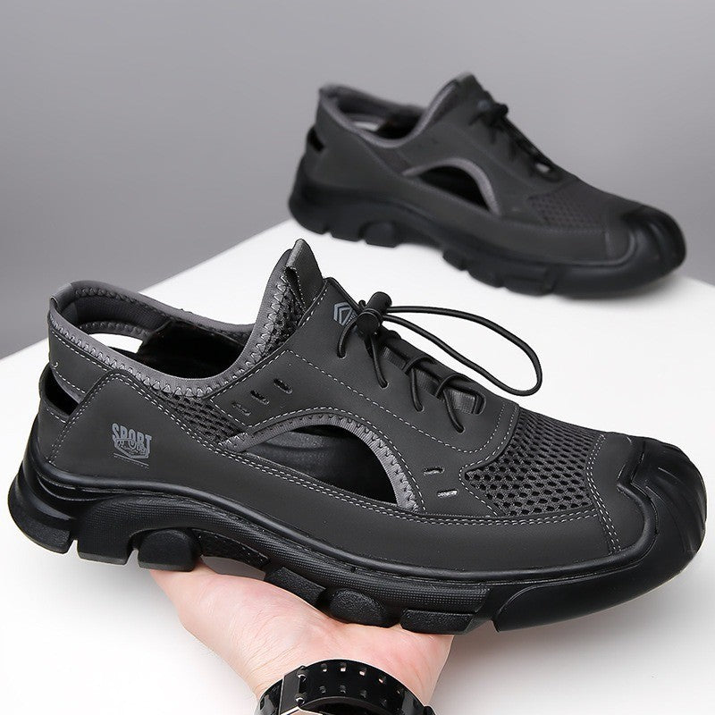 Damen Komfortable Schnürschuhe mit atmungsaktivem Mesh-Obermaterial und strapazierfähiger Sohle