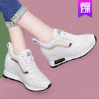 Damen Modische Sneakers mit hoher Plateausohle R&B