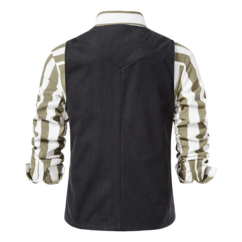 Herren Elegante Weste mit modernen Akzenten und strukturiertem Design