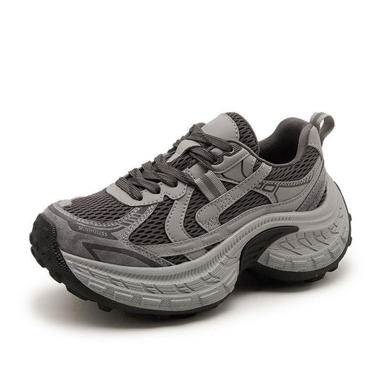 Damen Sportliche Chunky Sneakers mit rutschfester Sohle und atmungsaktiver Mesh-Konstruktion R&B