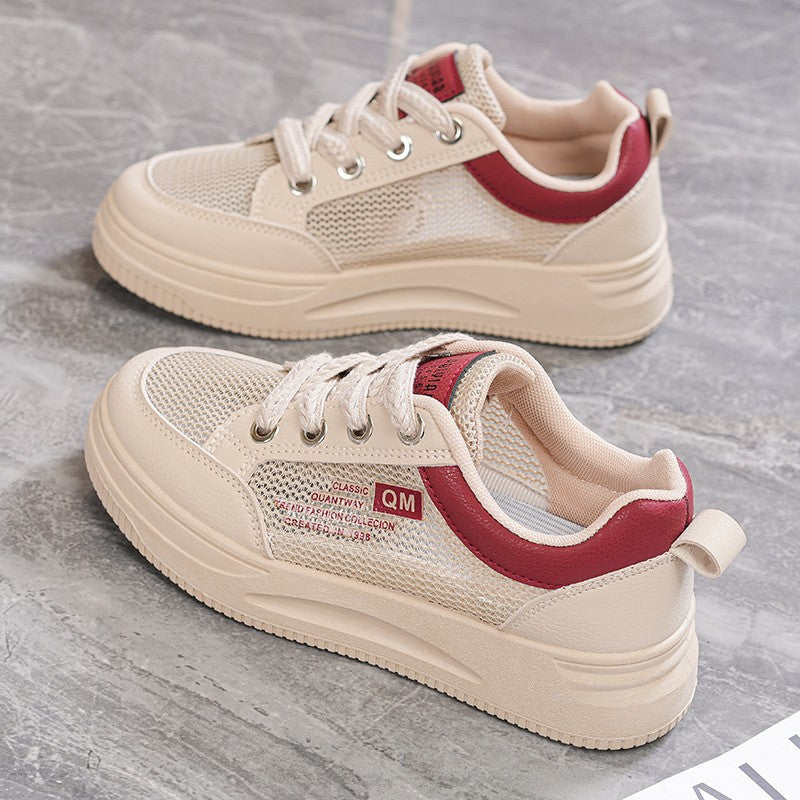 Damen Sportliche Sneakers mit atmungsaktiver Netzoberfläche und dämpfender Sohle