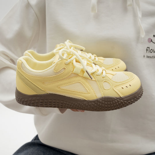 Damen Sportliche Freizeitschuhe mit atmungsaktiver Mesh-Konstruktion und rutschfester Sohle R&B