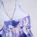 Damen Tankini-Set mit romantischem floralen Design und verstellbarem Oberteil R&B
