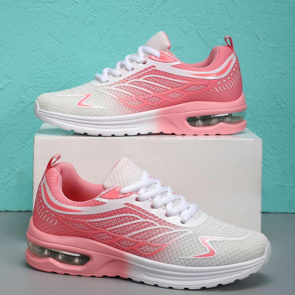 Damen atmungsaktive Laufschuhe mit innovativem Dämpfungssystem R&B