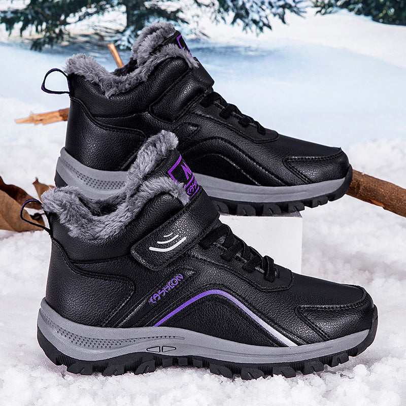 Damen warme Winterboots mit isolierender Fütterung und rutschfester Sohle R&B
