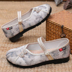 Damen ballerina Schuhe mit floralem Design R&B