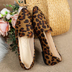 Damen Ballerinas im R&Brnen Leopardenmuster R&B