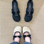 Damen Ballerinas mit dekorativem Riemchen und Comfort-Fußbett R&B