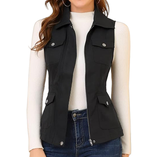 Damen Outdoor-Weste mit praktischen Taschen R&B