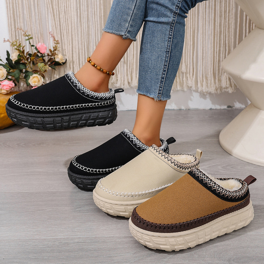 Damen bequeme Slip-On Clogs mit modischem Design und hochwertiger Sohle R&B