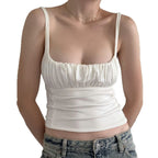 Damen-Bustier-Oberteil mit schmeichelnder Passform und feinen Rüschen R&B