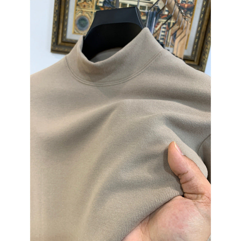 Damen Stehkragen Pullover aus weicher Baumwollmischung R&B