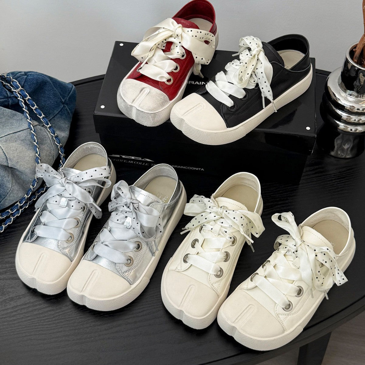 Damen Halbschuhe mit lässigem Schnürsystem und gepolsterter Innensohle R&B