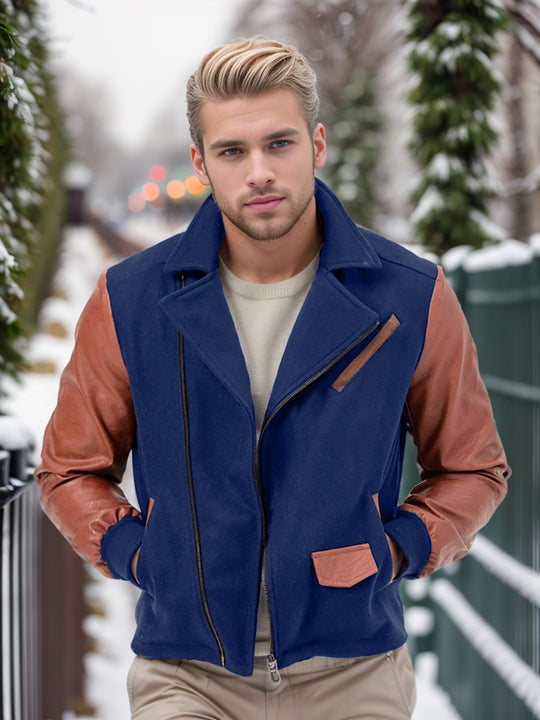 Herren stylische Winterjacke R&B
