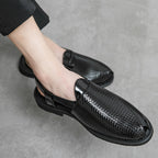 Herren Atmungsaktive Leder-Sandalen mit verstellbarem Riemensystem R&B