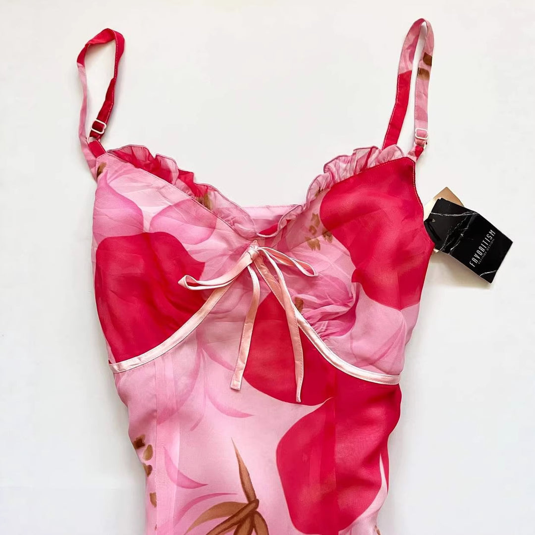 Damen Freizeitkleid mit floralem Design R&B