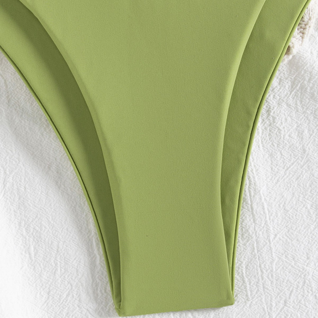 Damen Triangel-Bikini mit Muschel-Applikationen R&B