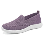 Damen Atmungsaktive Slip-On Freizeitschuhe mit elastischem Design