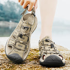 Damen Sportliche Freizeitsandalen mit atmungsaktivem Netz und rutschfester Sohle R&B