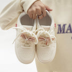 Damen Sneaker mit verspieltem Kirschmotiv und weichem Innenfutter