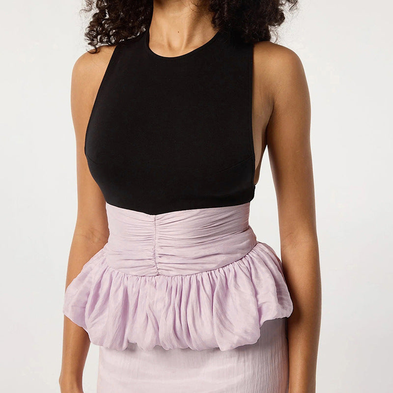 Damen Trendiges Rüschen-Top mit figurformendem Design R&B