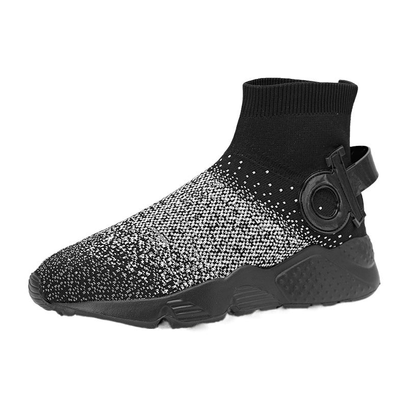 Damen Sockensneaker mit atmungsaktiver Strickoberfläche und rutschfester Sohle R&B