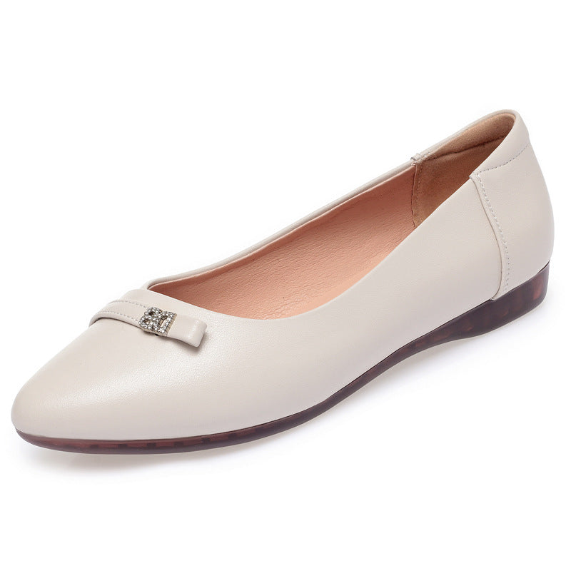 Damen Ballerinas mit eleganter Schleifenverzierung und rutschfester Sohle R&B