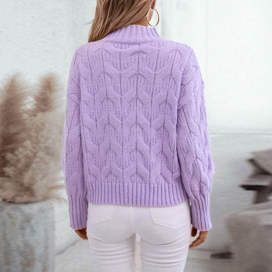 Damen Grobstrick Pullover R&B