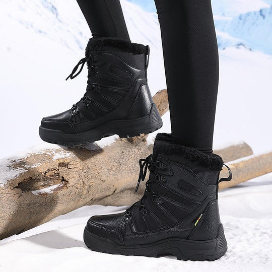 Damen Isolierte Winterstiefel mit rutschfester Sohle und weichem Futter R&B