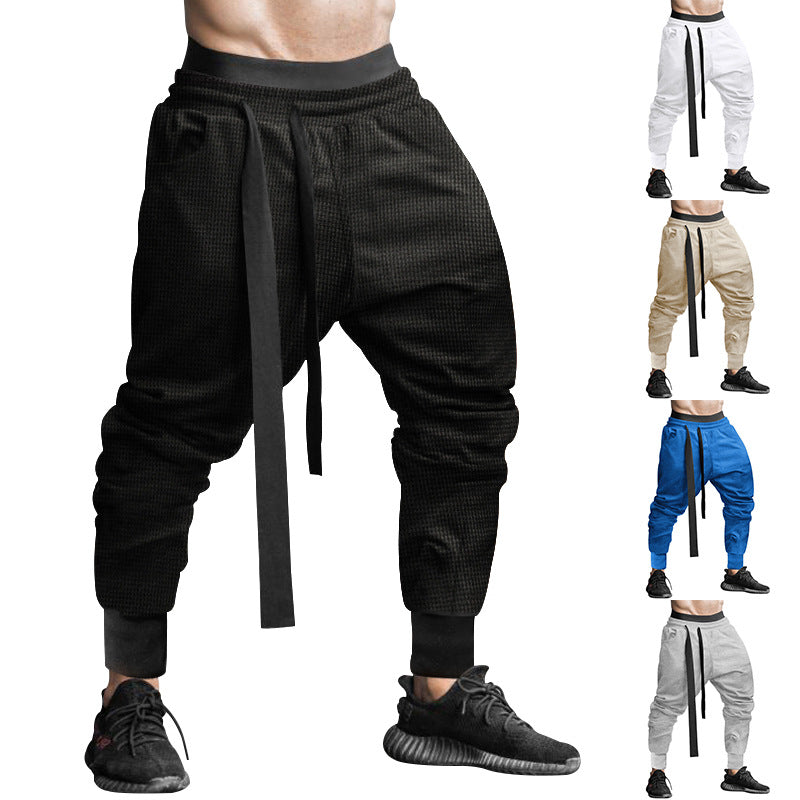 Herren Sportliche Relaxed Fit Jogginghose mit verstellbarem Bund R&B