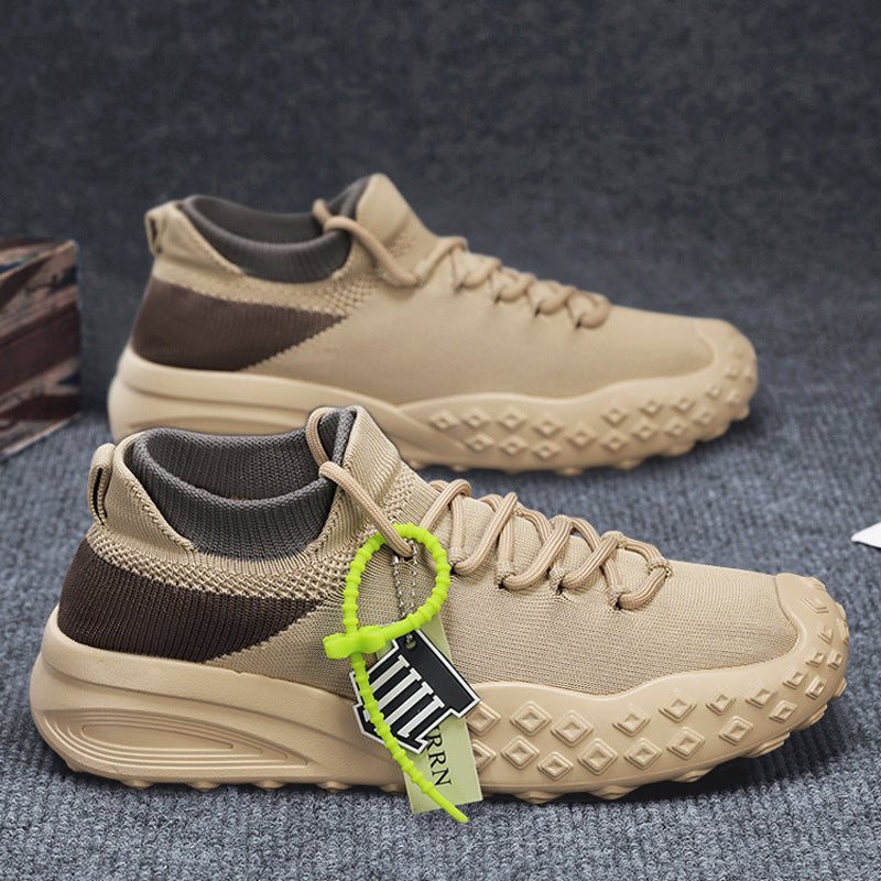 Damen Sportliche Sneaker mit hoch atmungsaktivem Strick-Obermaterial und rutschfester Sohle R&B