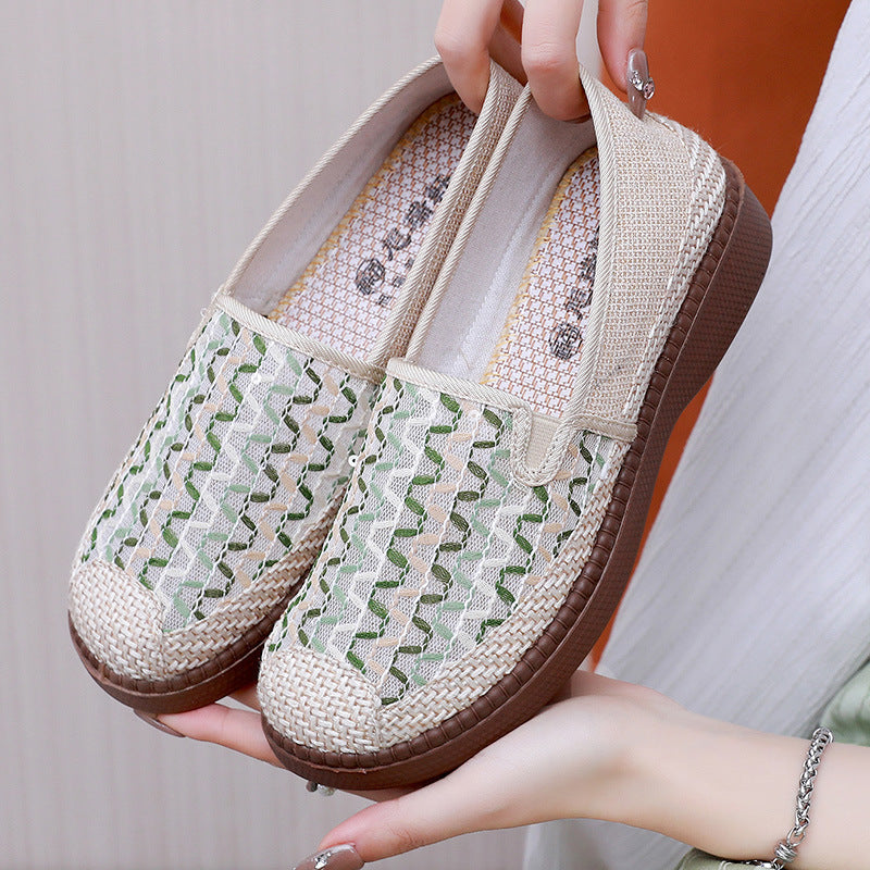 Damen Elegante und bequeme Slip-On Schuhe mit atmungsaktivem Design R&B