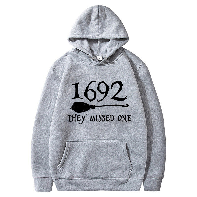 Damen Kapuzenpullover mit kreativem Halloween-Motiv und lockerer Passform R&B