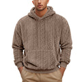 Herren Kuscheliger Hoodie mit innovativer Teddy-Optik und praktischen Eingrifftaschen R&B