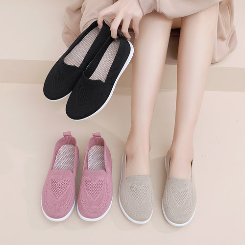 Damen Leichte und atmungsaktive Slip-On Schuhe R&B