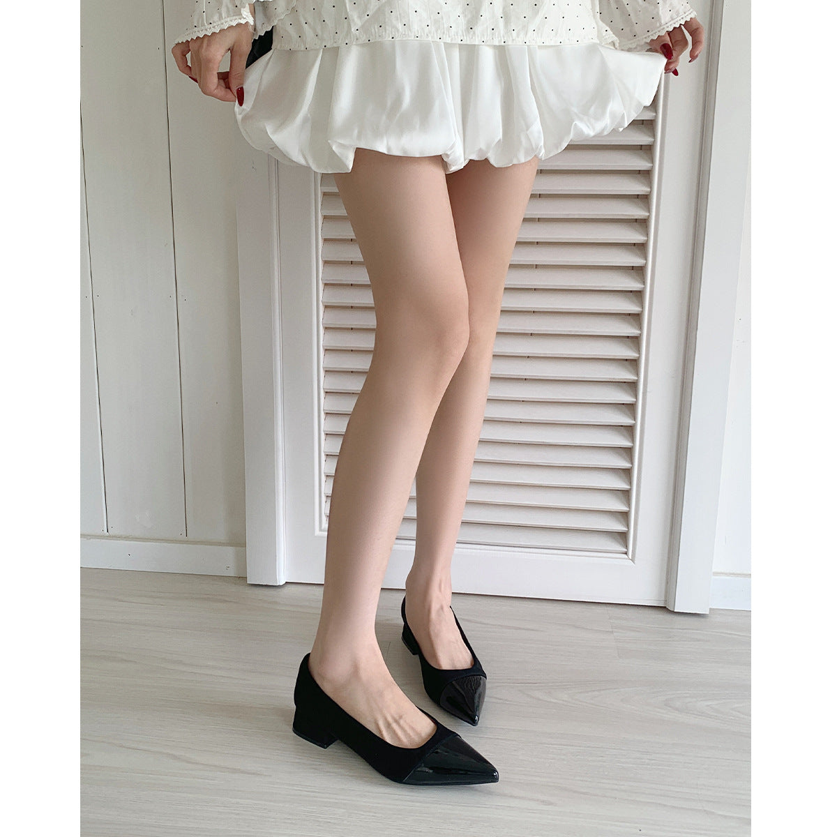 Damen elegante Ballerinas mit modernen Akzenten