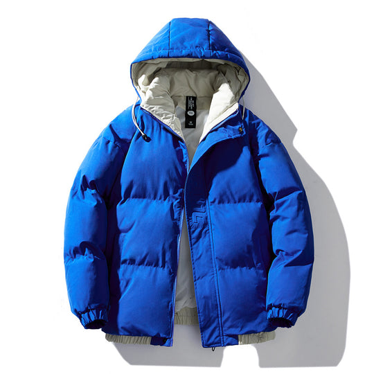 Damen isolierte Winterjacke mit künstlerischem Print und verstellbarem Kapuzensystem R&B