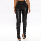 Damen Hochtaillierte Biker hose R&B