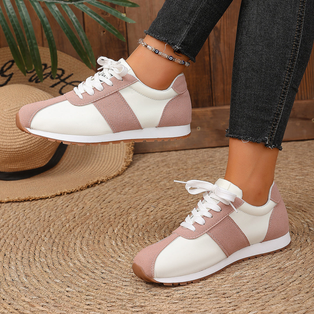 Damen Sportliche Sneaker mit modischen Farbakzenten R&B