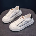 Damen Sneakers mit hohem Plateau und atmungsaktivem Obermaterial R&B