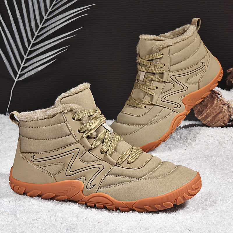 Damen Hohe Wintersneaker mit isolierender Innenausstattung und rutschfester Sohle